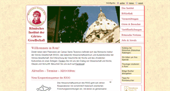 Desktop Screenshot of goerres-gesellschaft-rom.de